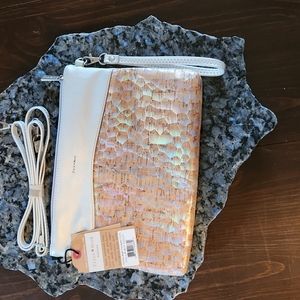 Pixie Mood Nicole Bag NWT Hologram/Cork